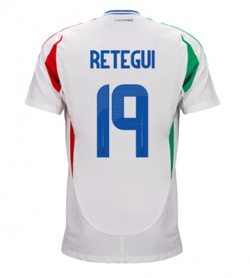 Italien Mateo Retegui #19 Replika Udebanetrøje EM 2024 Kortærmet